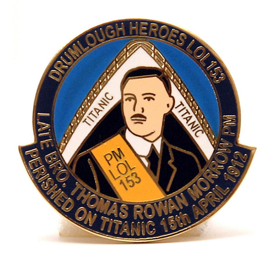 Titanic | Thomas Rowan Morrow | Enamel Pin Badge - Click Image to Close