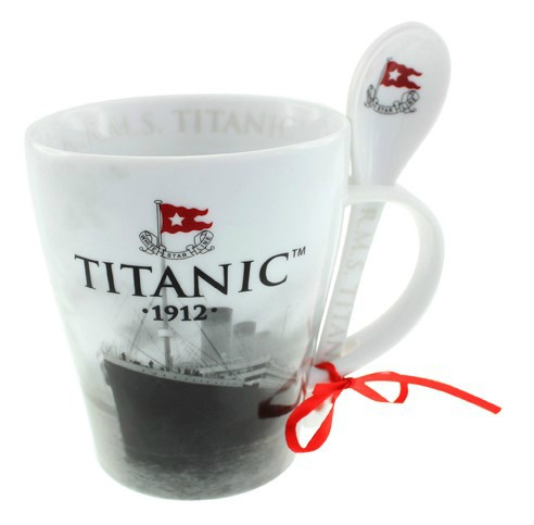 White Star Line Titanic Mug and Spoon